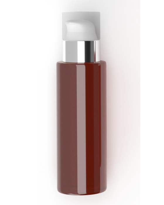 Plastenka jantar - pumpica silver - 100ml