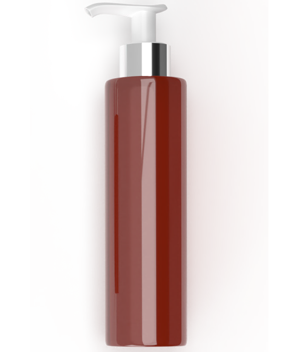 Plastenka jantar - dispenzer silver
