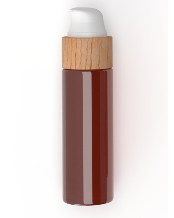 Plastenka jantar - pumpica wood - 100ml
