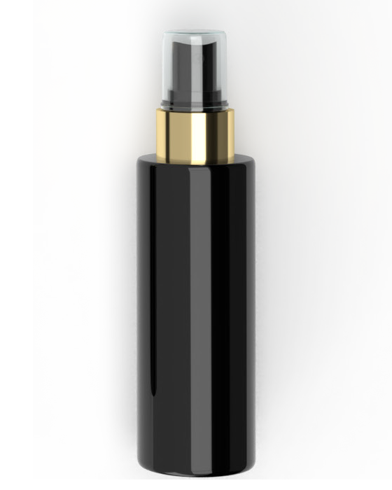 Plastenka črna - pršilka black & gold