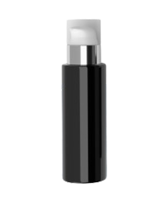 Plastenka črna - pumpica silver - 100ml