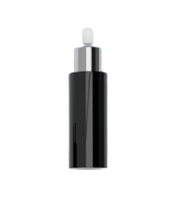 Serum črn - kapalka silver