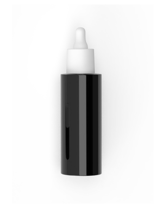 Serum črn - kapalka bela