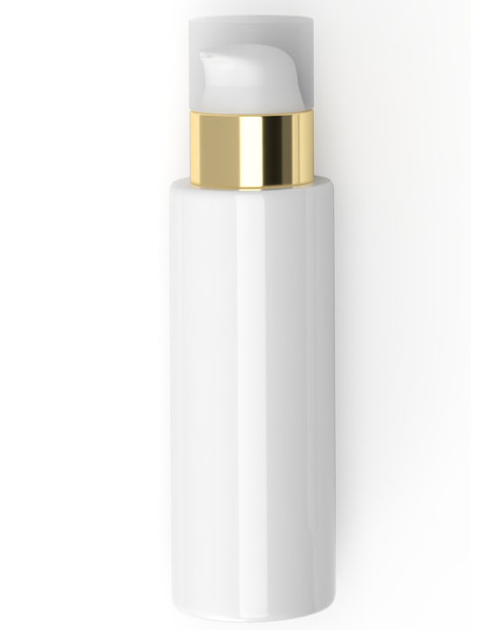 Plastenka bela - pumpica gold - 100ml