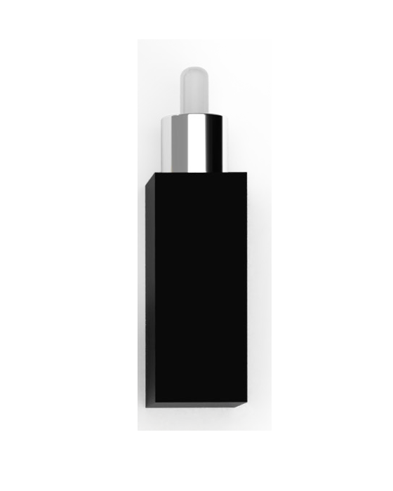 Serum črn - kapalka silver