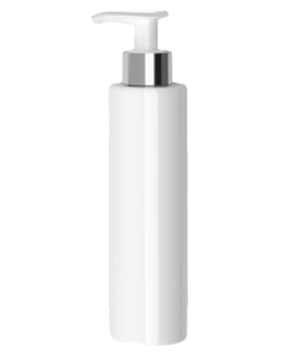 Plastenka bela - dispenzer silver