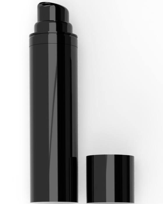 Plastenka črna - pumpica black - 100ml