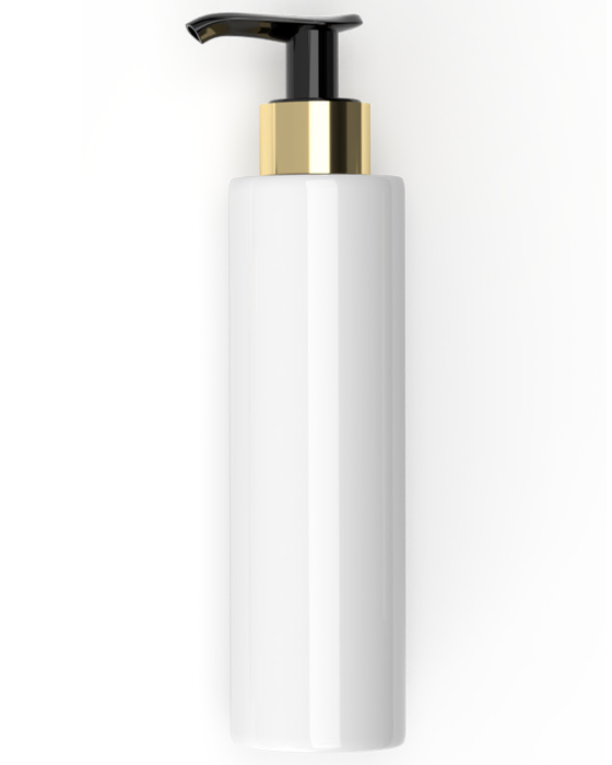 Plastenka bela - dispenzer black & gold