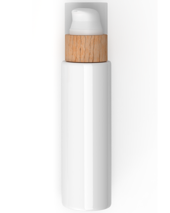Plastenka bela - pumpica wood